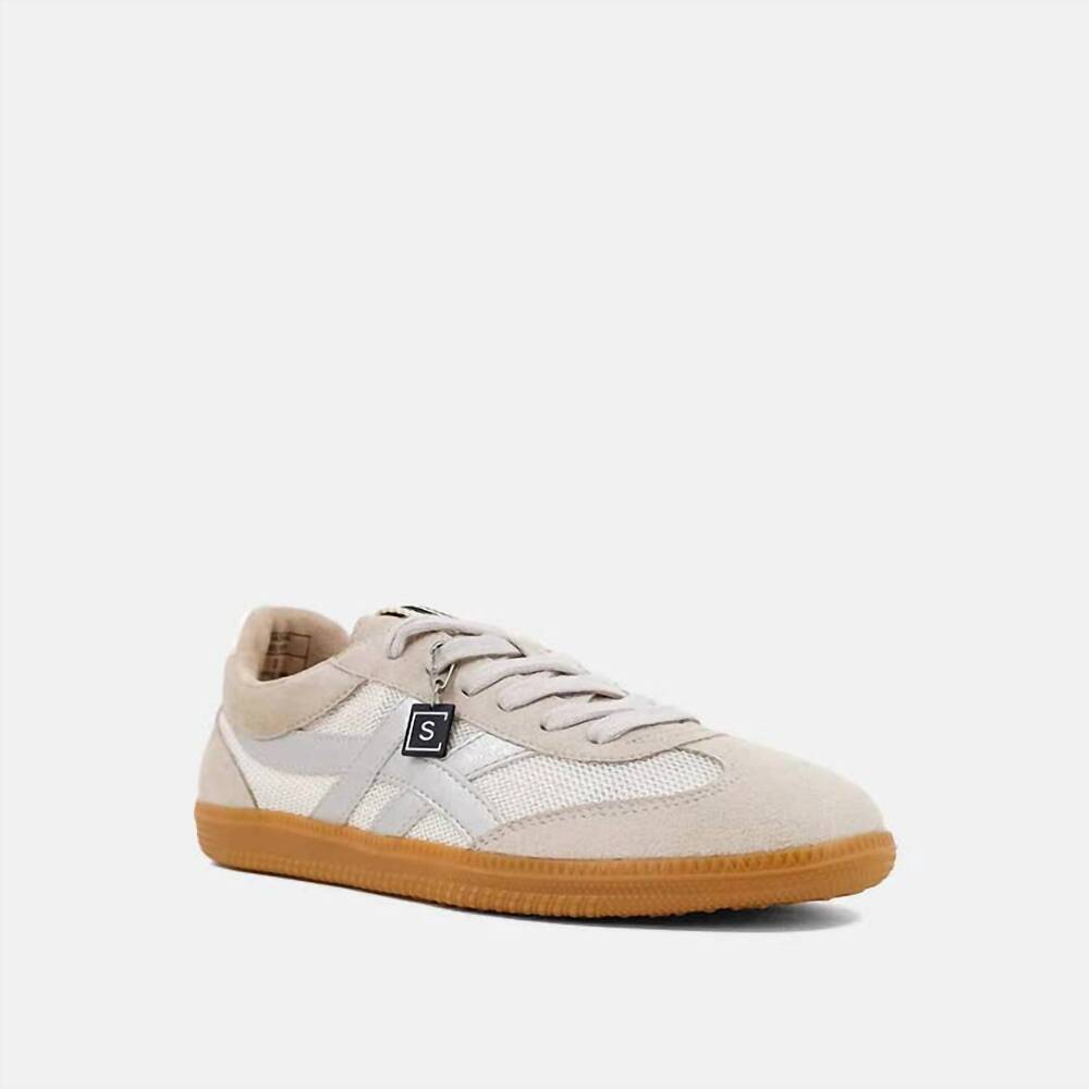 NEW SHU SHOP women's sasha sneakers in silver